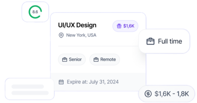 Job listing example